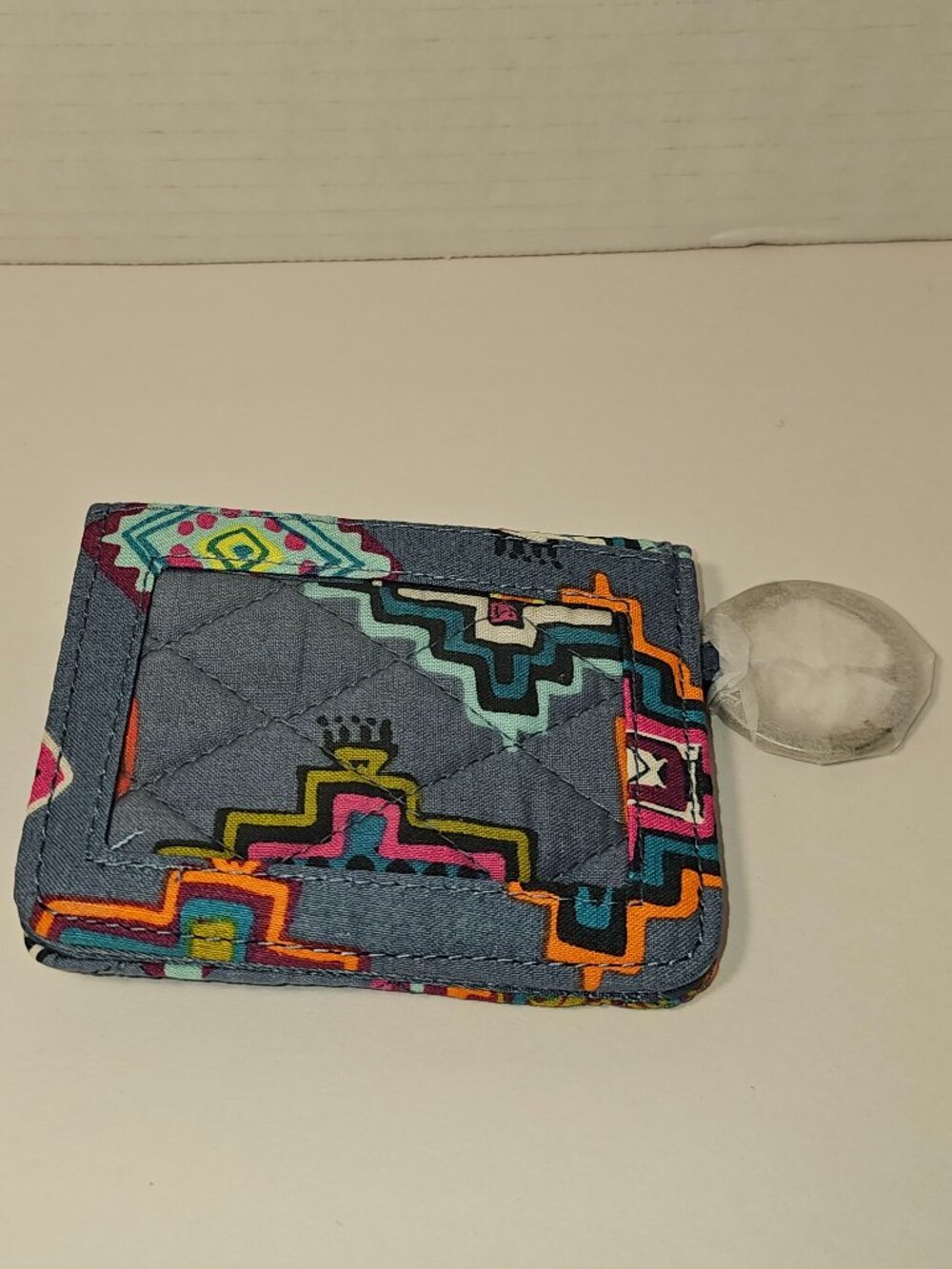 NWT Vera Bradley RFID Campus Double ID Painted Medallions Wallet Bag Floral